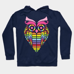 Rainbow Owl Hoodie